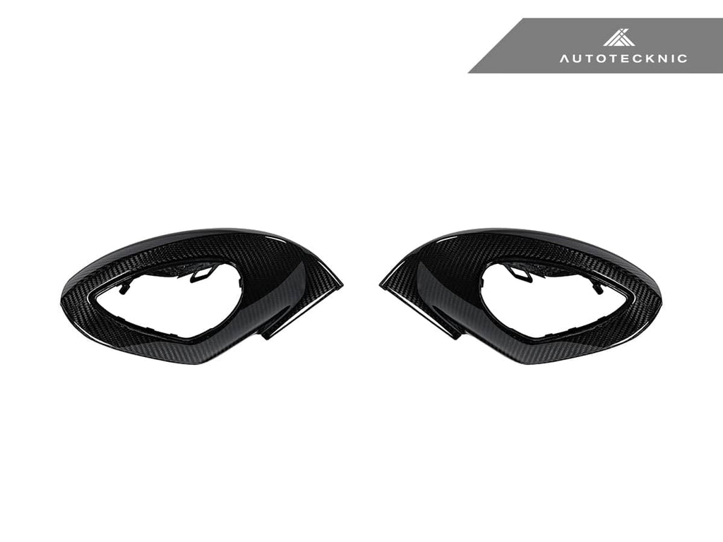 Kies-Motorsports AutoTecknic USA AutoTecknic Dry Carbon Sport Design Mirror Covers - Porsche 991 Turbo | GT3 | GT4