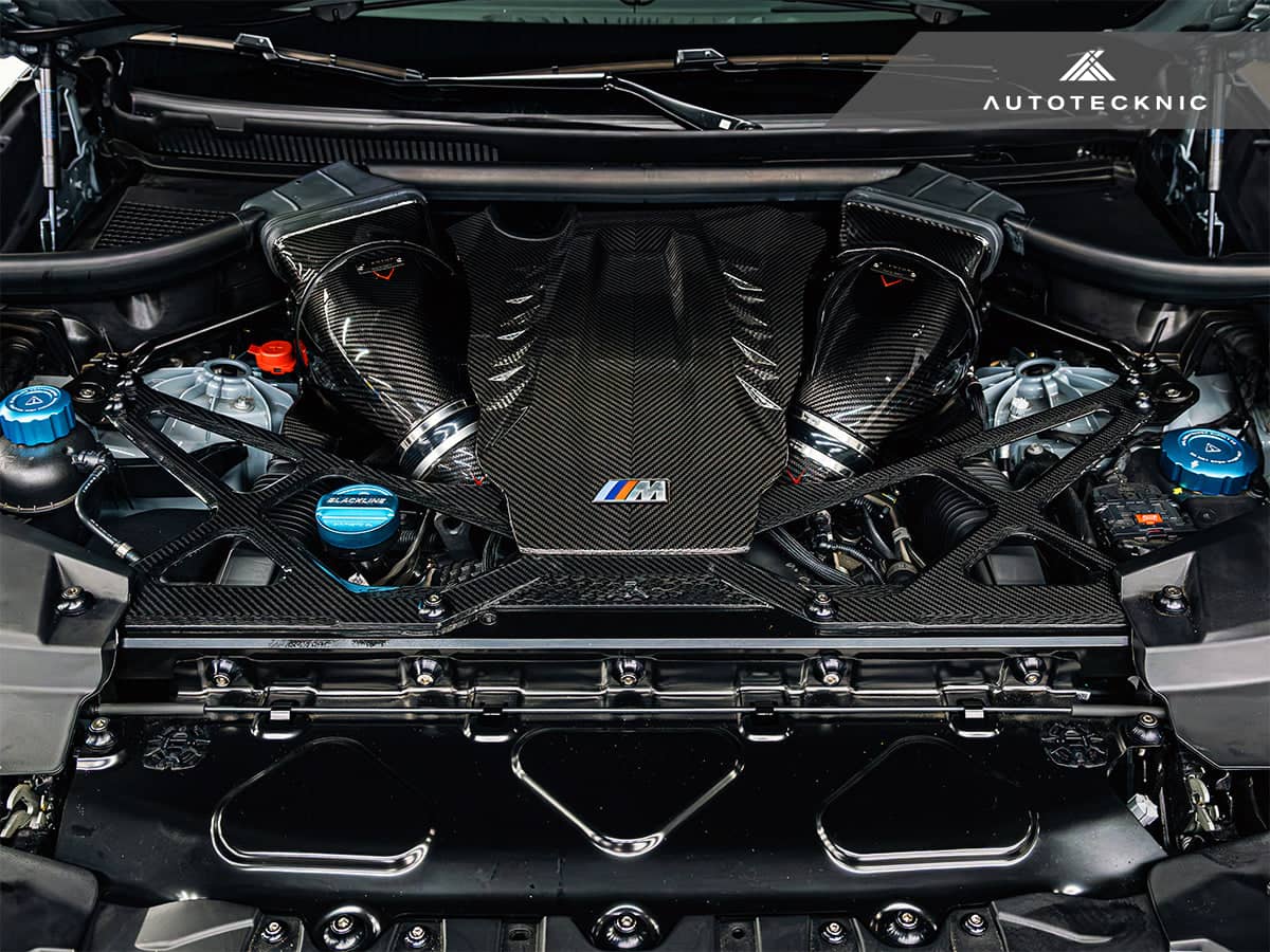 Kies-Motorsports AutoTecknic USA AutoTecknic Dry Carbon Strut Brace - BMW F95 X5M / F96 X6M / G09 XM