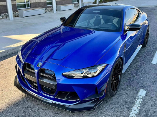 Kies-Motorsports AutoTecknic USA AutoTecknic Dry Carbon Versus Front Aero Lip - G80 M3 | G82/ G83 M4