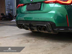 Kies-Motorsports AutoTecknic USA AutoTecknic Dry Carbon Versus Rear Diffuser - G80/ G81 M3 | G82/ G83 M4