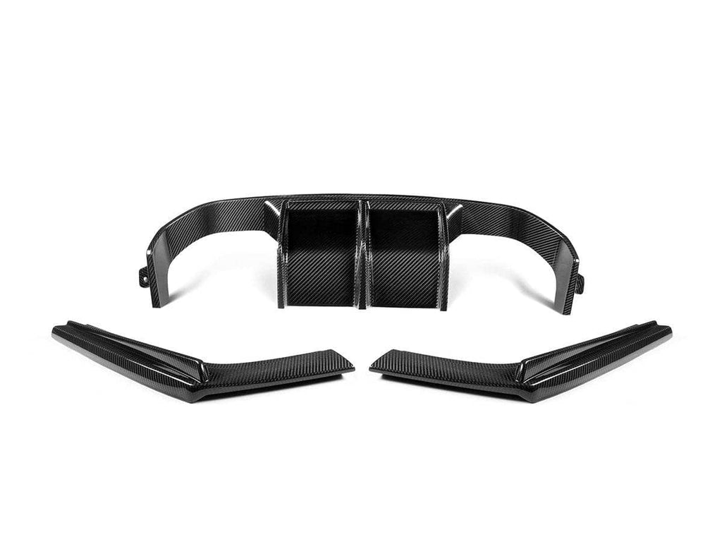 Kies-Motorsports AutoTecknic USA AutoTecknic Dry Carbon Versus Rear Diffuser Set - BMW F80 M3 | F82/ F83 M4