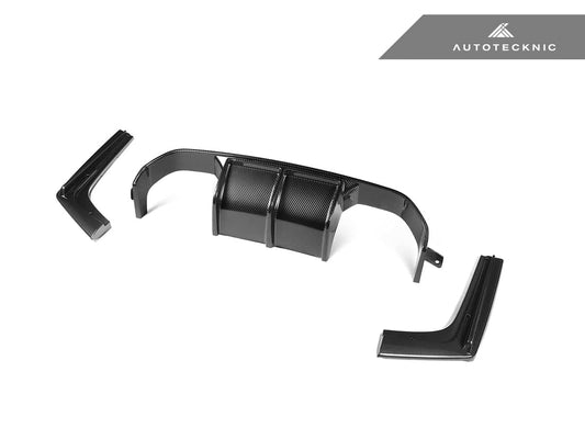 Kies-Motorsports AutoTecknic USA AutoTecknic Dry Carbon Versus Rear Diffuser Set - F80 M3 | F82/ F83 M4