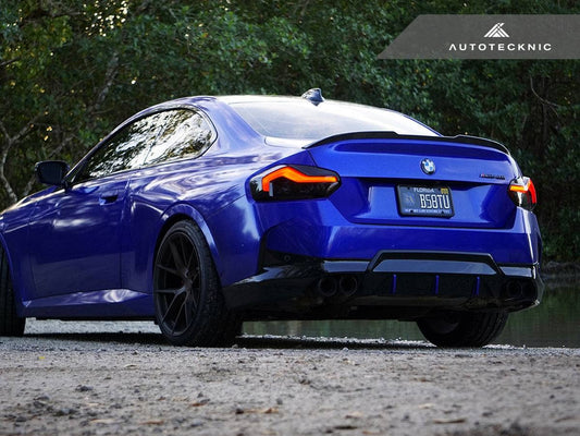 Kies-Motorsports AutoTecknic USA AutoTecknic Dry Carbon Versus Trunk Spoiler - G87 M2