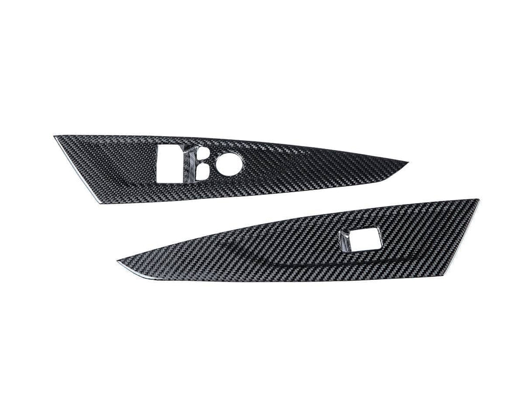 Kies-Motorsports AutoTecknic USA AutoTecknic Dry Carbon Window Switch Panel Trim Set - BMW G22 4-Series