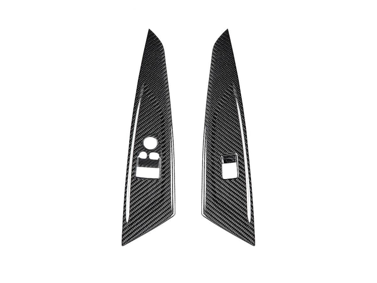 Kies-Motorsports AutoTecknic USA AutoTecknic Dry Carbon Window Switch Panel Trim Set - BMW G82 M4