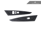 Kies-Motorsports AutoTecknic USA AutoTecknic Dry Carbon Window Switch Panel Trim Set - G22 4-Series