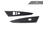 Kies-Motorsports AutoTecknic USA AutoTecknic Dry Carbon Window Switch Panel Trim Set - G82 M4