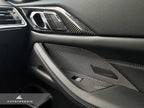 Kies-Motorsports AutoTecknic USA AutoTecknic Dry Carbon Window Switch Panel Trim Set - G82 M4