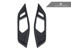 Kies-Motorsports AutoTecknic USA AutoTecknic Dry Carbon Window Switch Panel Trim Set - G82 M4 G82 M4 LHD / Gloss Finish / Yes - Add Interior Door Handle Trim Set