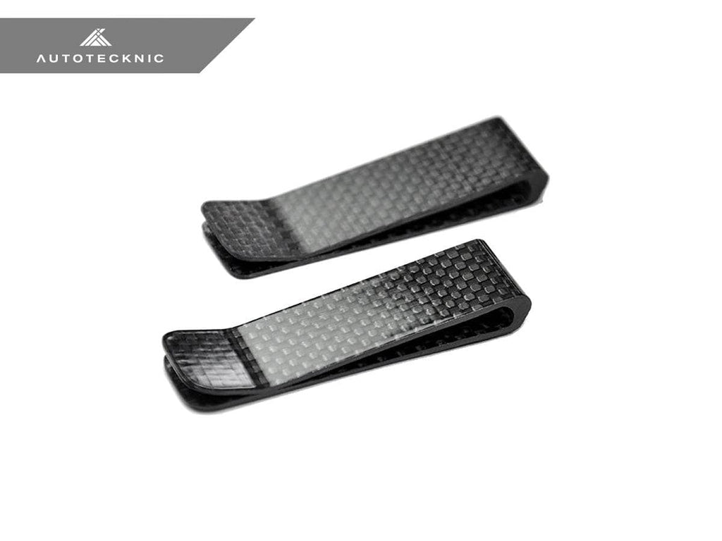 Kies-Motorsports AutoTecknic USA AutoTecknic Dry Gloss Carbon Fiber Money Clip - Original Gloss Finish