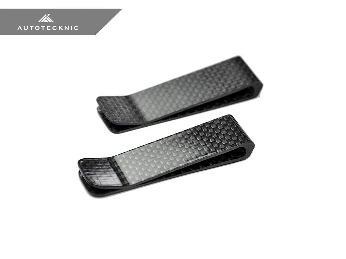 Kies-Motorsports AutoTecknic USA AutoTecknic Dry Gloss Carbon Fiber Money Clip - Original Gloss Finish