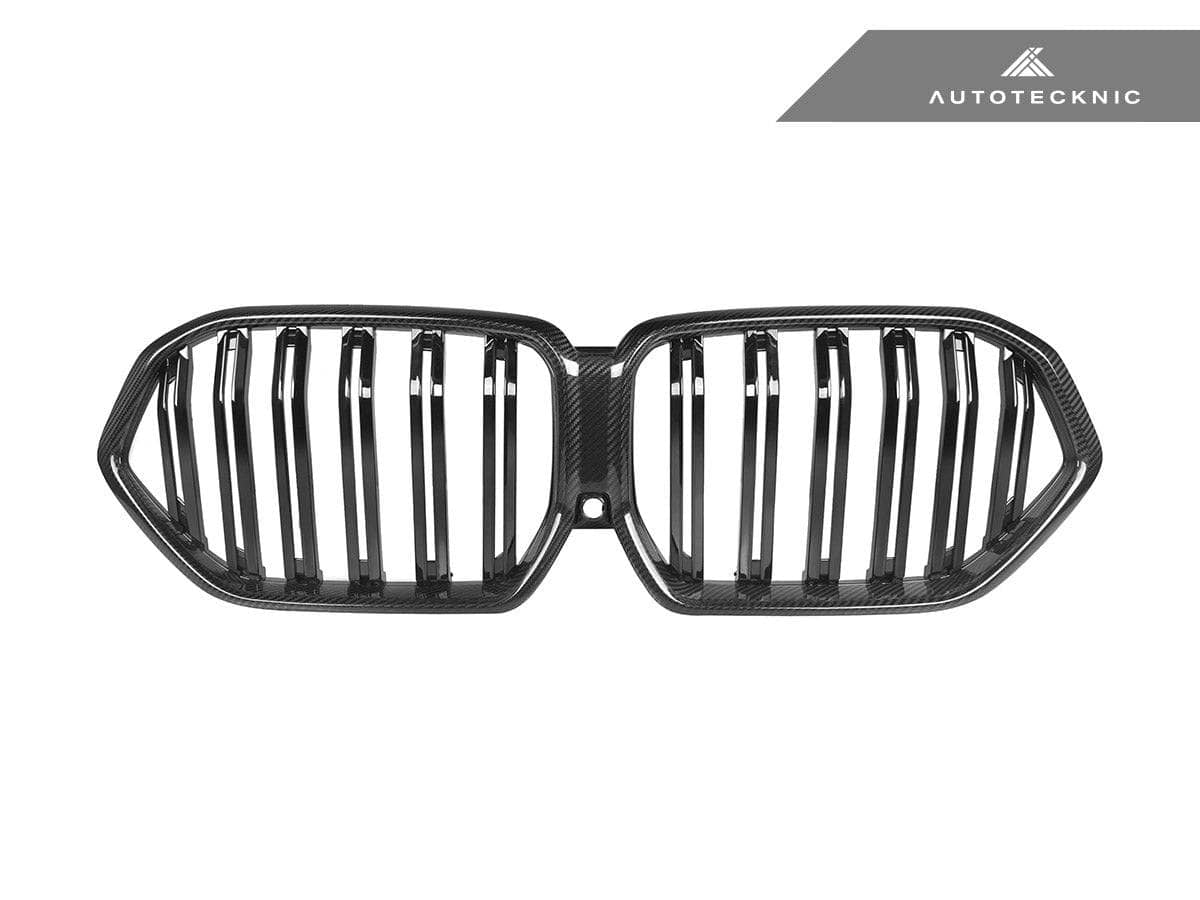 Kies-Motorsports AutoTecknic USA AutoTecknic Dual-Slat Carbon Fiber Front Grille - G06 X6 LCI G06 X6 LCI