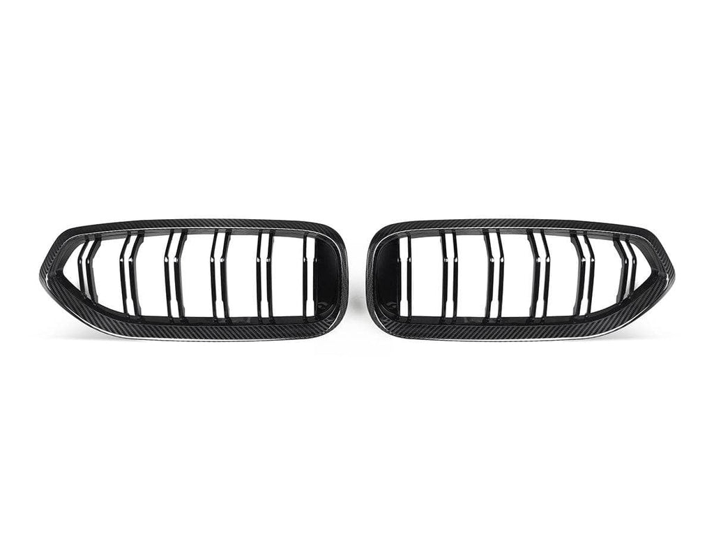 Kies-Motorsports AutoTecknic USA AutoTecknic Dual-Slat Carbon Fiber Front Grille Set - BMW G29 Z4