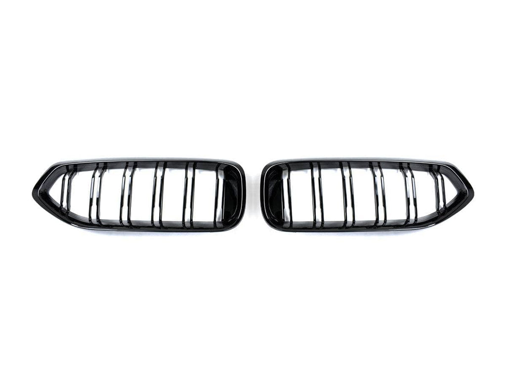 Kies-Motorsports AutoTecknic USA AutoTecknic Dual-Slat Glazing Black Front Grille Set - BMW G29 Z4