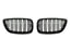 Kies-Motorsports AutoTecknic USA AutoTecknic Dual-Slat Glazing Black Front Grille Set - F22 2-Series | F87 M2