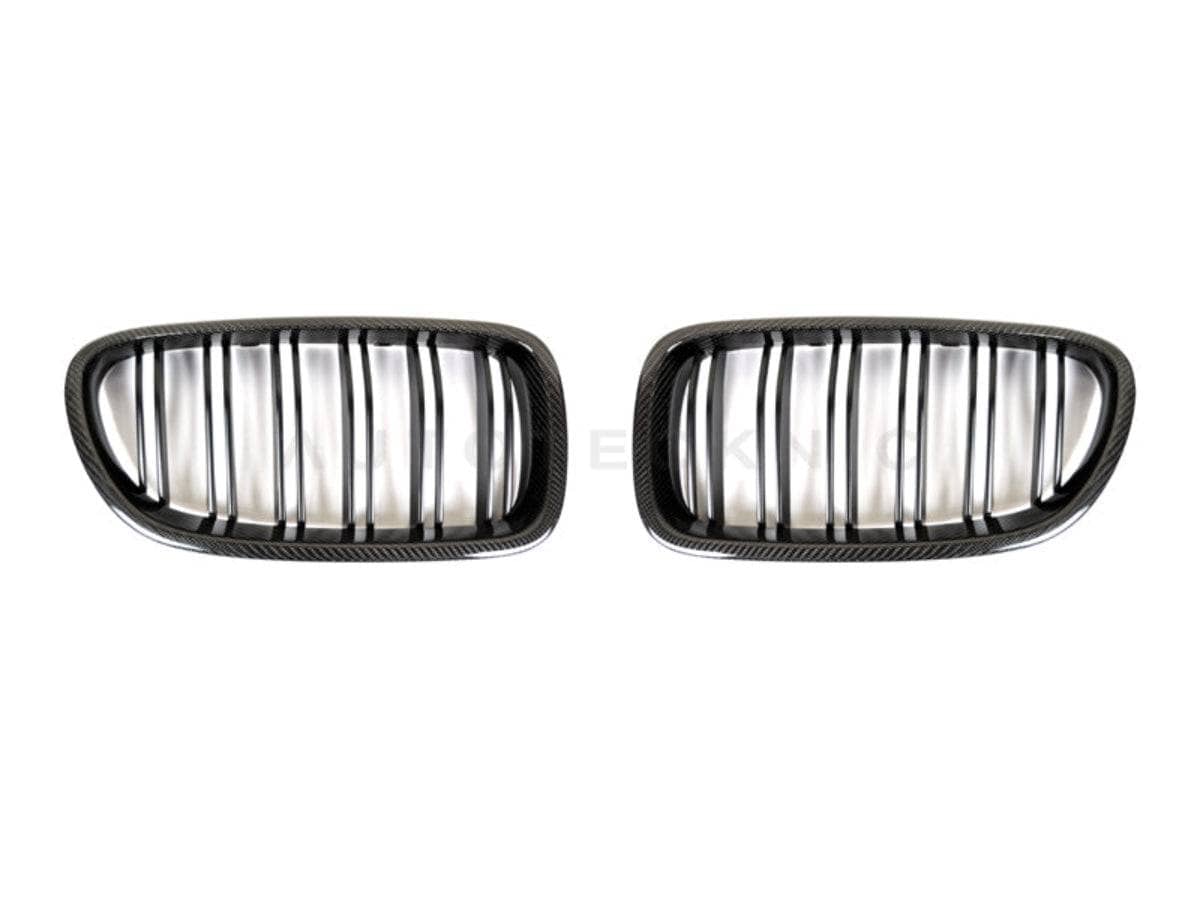 Kies-Motorsports AutoTecknic USA AutoTecknic Dual-Slats Carbon Fiber Front Grille Set - BMW F10 5-Series | M5 Main image