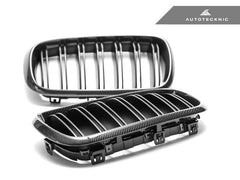 Kies-Motorsports AutoTecknic USA AutoTecknic Dual-Slats Carbon Fiber Front Grille Set - F15 X5 | F85 X5M & F16 X6 | F86 X6M