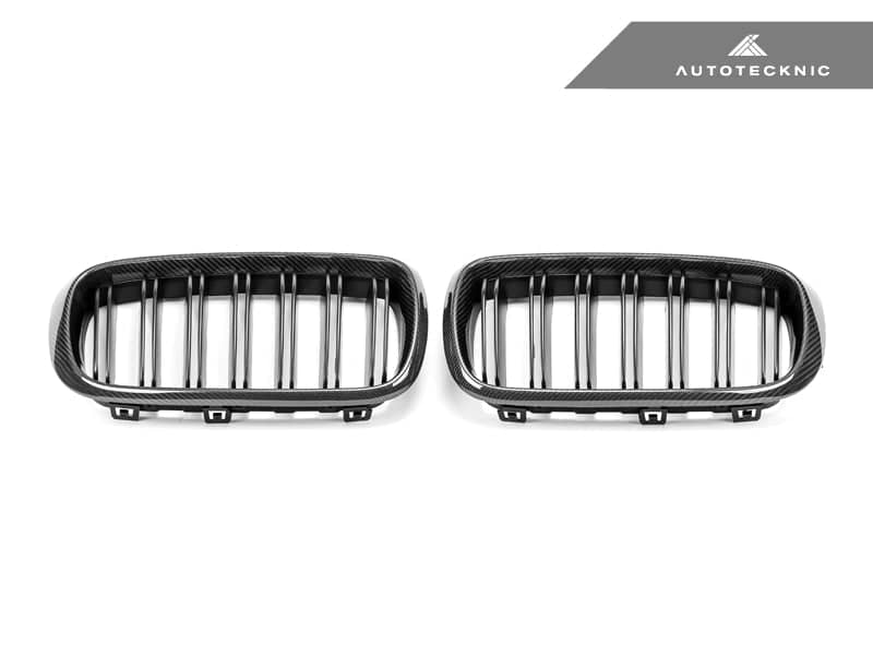 Kies-Motorsports AutoTecknic USA AutoTecknic Dual-Slats Carbon Fiber Front Grille Set - F15 X5 | F85 X5M & F16 X6 | F86 X6M