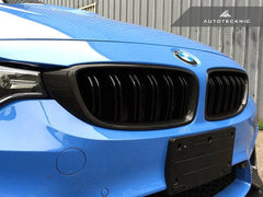 Kies-Motorsports AutoTecknic USA AutoTecknic Dual-Slats Carbon Fiber Front Grille Set - F32/ F36 4-Series | F80 M3 | F82 M4