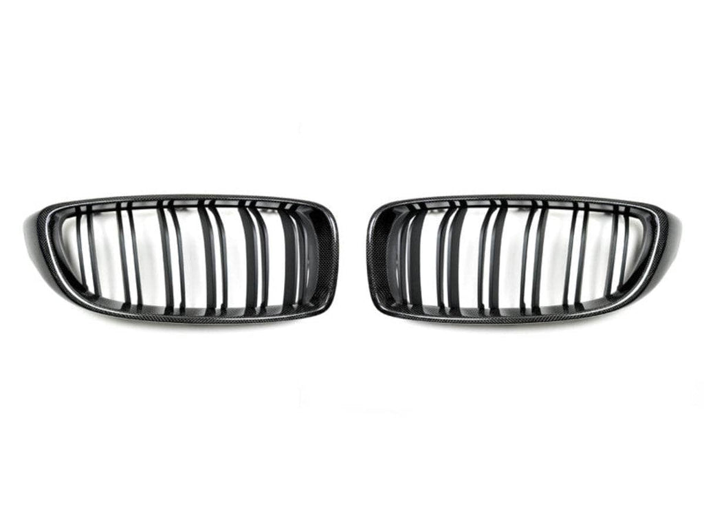 Kies-Motorsports AutoTecknic USA AutoTecknic Dual-Slats Carbon Fiber Front Grille Set - F32/ F36 4-Series | F80 M3 | F82 M4