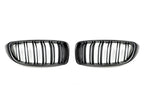 Kies-Motorsports AutoTecknic USA AutoTecknic Dual-Slats Carbon Fiber Front Grille Set - F32/ F36 4-Series | F80 M3 | F82 M4