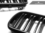 Kies-Motorsports AutoTecknic USA AutoTecknic Dual-Slats Carbon Fiber Front Grille Set - F87 M2 | F22 2-Series 2X2 Twill Weave