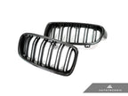 Kies-Motorsports AutoTecknic USA AutoTecknic Dual-Slats Carbon Front Grille Set - F30 3-Series Sedan | F31 3-Series Wagon