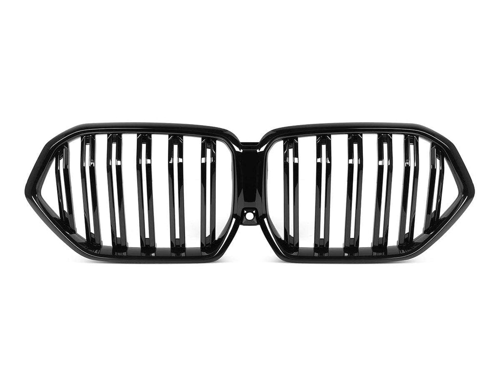 Kies-Motorsports AutoTecknic USA AutoTecknic Dual-Slats Gloss Black Front Grille - BMW G06 X6 LCI G06 X6 LCI 2024-Up / Gloss Black