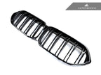 Kies-Motorsports AutoTecknic USA AutoTecknic Dual-Slats Gloss Black Front Grille - F44 2-Series Gran Coupe