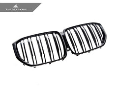 Kies-Motorsports AutoTecknic USA AutoTecknic Dual-Slats Gloss Black Front Grille - G05 X5 Pre-LCI