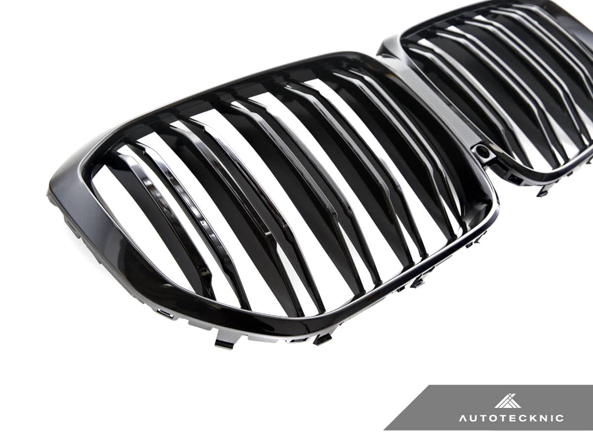 Kies-Motorsports AutoTecknic USA AutoTecknic Dual-Slats Gloss Black Front Grille - G05 X5 Pre-LCI