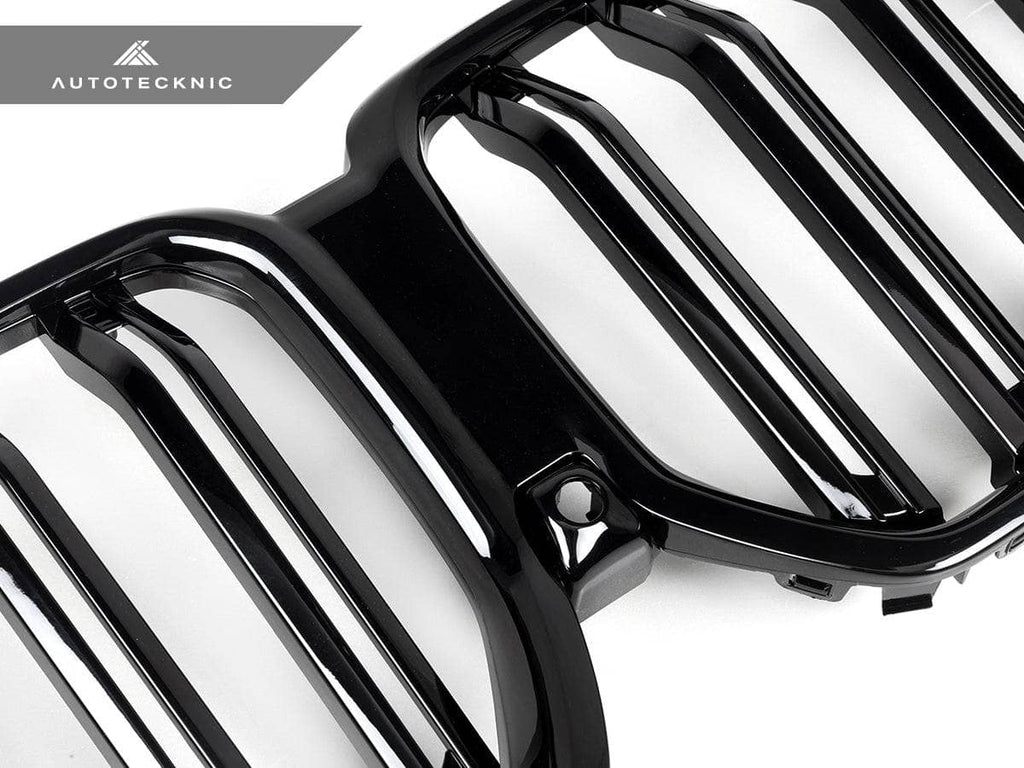 Kies-Motorsports AutoTecknic USA AutoTecknic Dual-Slats Gloss Black Front Grille - G06 X6 LCI G06 X6 LCI 2024-Up / Gloss Black