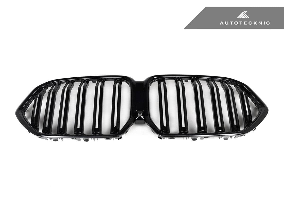 Kies-Motorsports AutoTecknic USA AutoTecknic Dual-Slats Gloss Black Front Grille - G06 X6 LCI G06 X6 LCI 2024-Up / Gloss Black