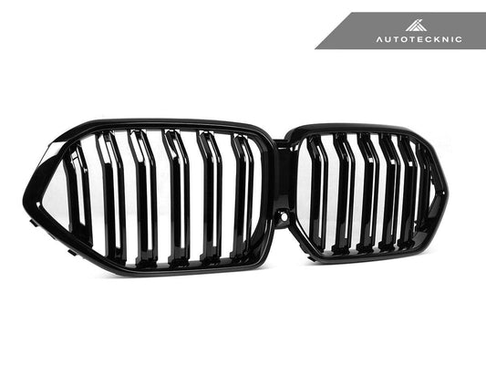 Kies-Motorsports AutoTecknic USA AutoTecknic Dual-Slats Gloss Black Front Grille - G06 X6 LCI G06 X6 LCI 2024-Up / Gloss Black