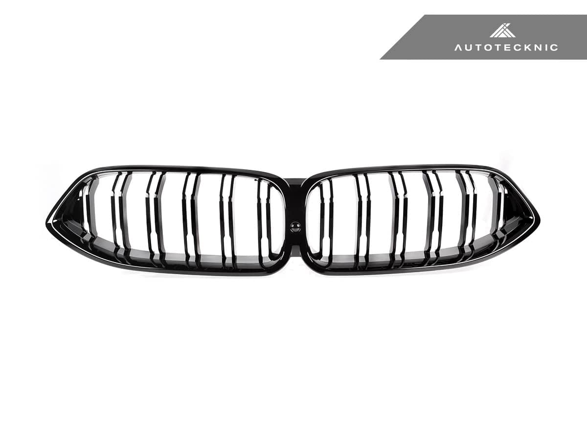Kies-Motorsports AutoTecknic USA AutoTecknic Dual-Slats Gloss Black Front Grille - G14/ G15/ G16 8-Series Main image