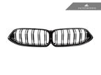 Kies-Motorsports AutoTecknic USA AutoTecknic Dual-Slats Gloss Black Front Grille - G14/ G15/ G16 8-Series