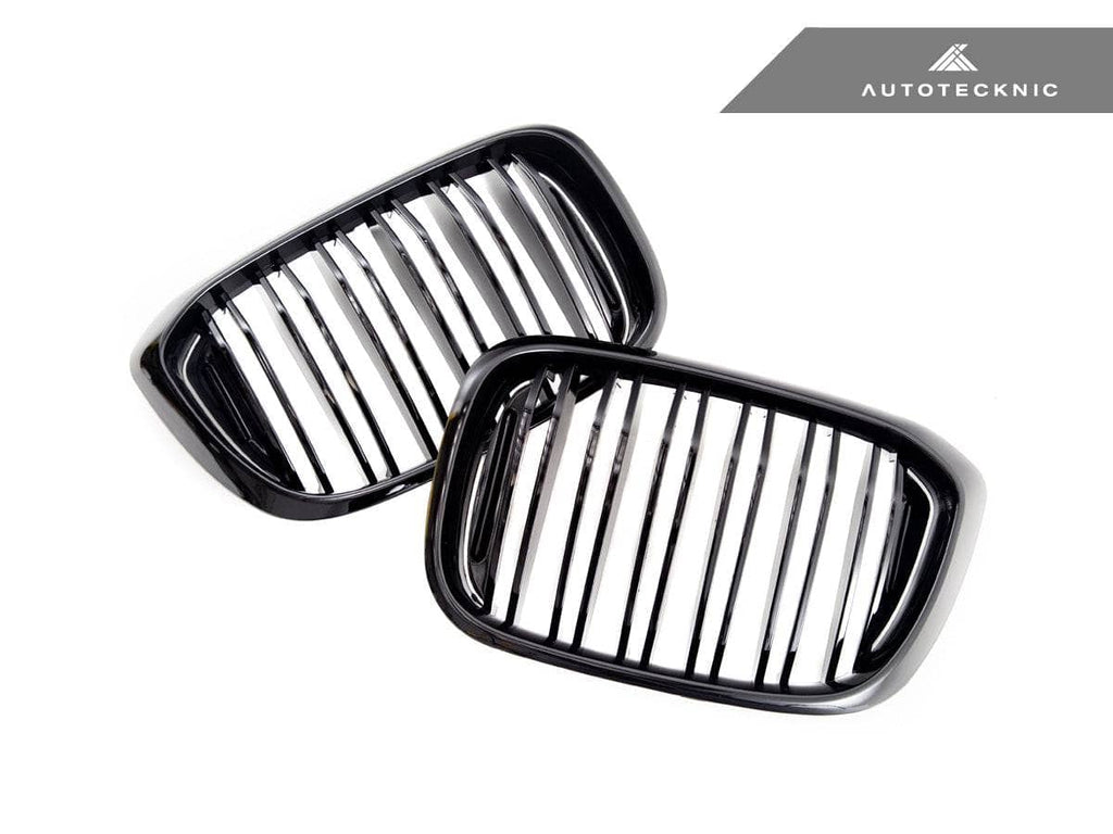 Kies-Motorsports AutoTecknic USA AutoTecknic Dual-Slats Gloss Black Front Grille Set - G01 X3 | G02 X4 Pre-LCI