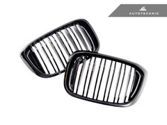 Kies-Motorsports AutoTecknic USA AutoTecknic Dual-Slats Gloss Black Front Grille Set - G01 X3 | G02 X4 Pre-LCI