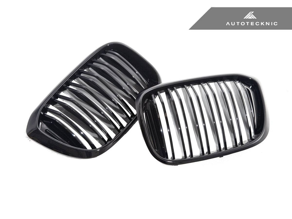 Kies-Motorsports AutoTecknic USA AutoTecknic Dual-Slats Gloss Black Front Grille Set - G01 X3 | G02 X4 Pre-LCI