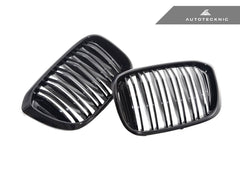 Kies-Motorsports AutoTecknic USA AutoTecknic Dual-Slats Gloss Black Front Grille Set - G01 X3 | G02 X4 Pre-LCI