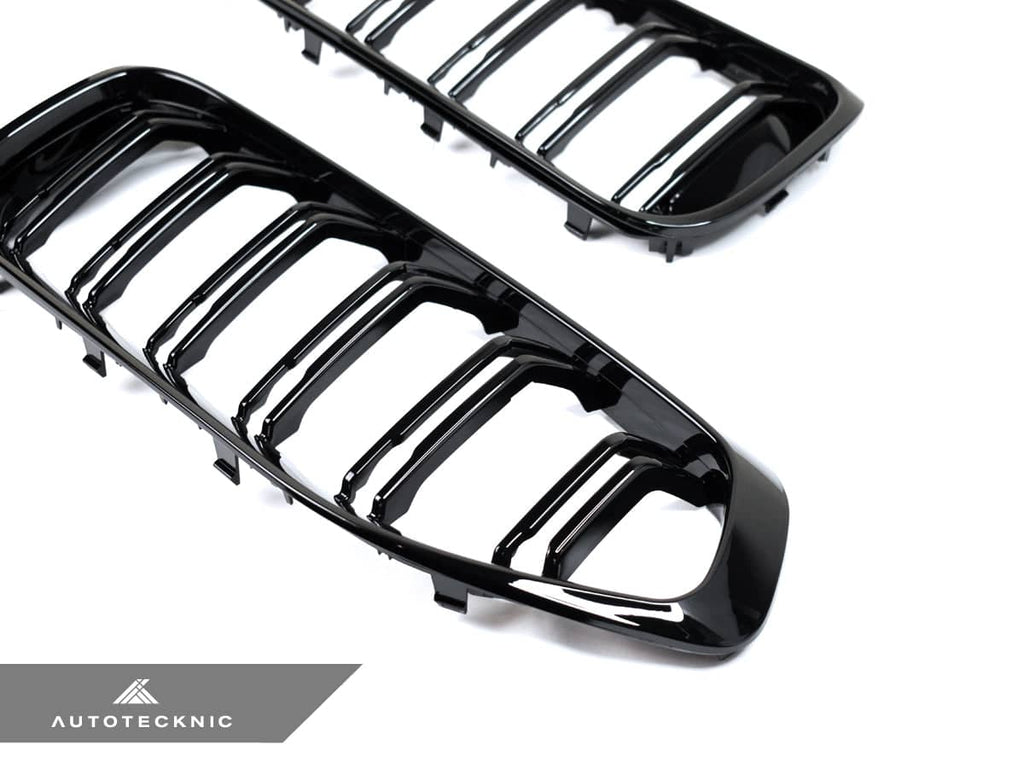 Kies-Motorsports AutoTecknic USA AutoTecknic Dual-Slats Gloss Black Front Grille Set - G29 Z4