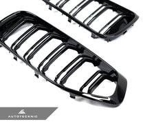 Kies-Motorsports AutoTecknic USA AutoTecknic Dual-Slats Gloss Black Front Grille Set - G29 Z4