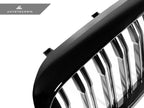 Kies-Motorsports AutoTecknic USA AutoTecknic Dual-Slats Gloss Black Front Grille Set - G30 5-Series Pre-LCI