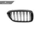 Kies-Motorsports AutoTecknic USA AutoTecknic Dual-Slats Gloss Black Front Grille Set - G30 5-Series Pre-LCI