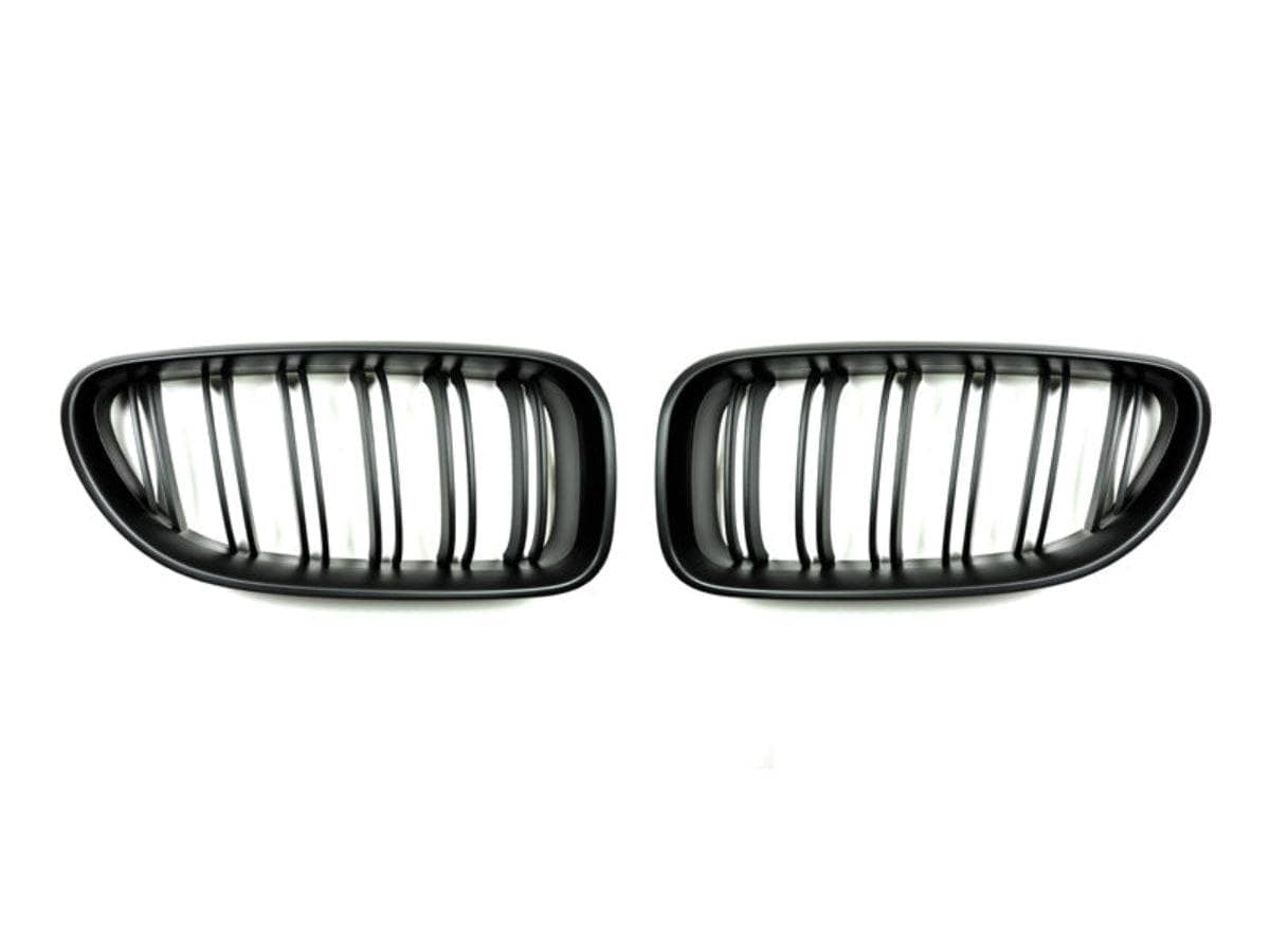 Kies-Motorsports AutoTecknic USA AutoTecknic Dual-Slats Stealth Black Front Grille Set - BMW F06 Gran Coupe | F12 Coupe | F13 Cabrio | 6-Series & M6 Main image