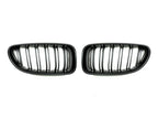 Kies-Motorsports AutoTecknic USA AutoTecknic Dual-Slats Stealth Black Front Grille Set - BMW F06 Gran Coupe | F12 Coupe | F13 Cabrio | 6-Series & M6