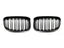 Kies-Motorsports AutoTecknic USA AutoTecknic Dual-Slats Stealth Black Front Grille Set - BMW F20 1-Series