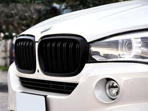 Kies-Motorsports AutoTecknic USA AutoTecknic Dual-Slats Stealth Black Front Grille Set - F15 X5 | F85 X5M & F16 X6 | F86 X6M