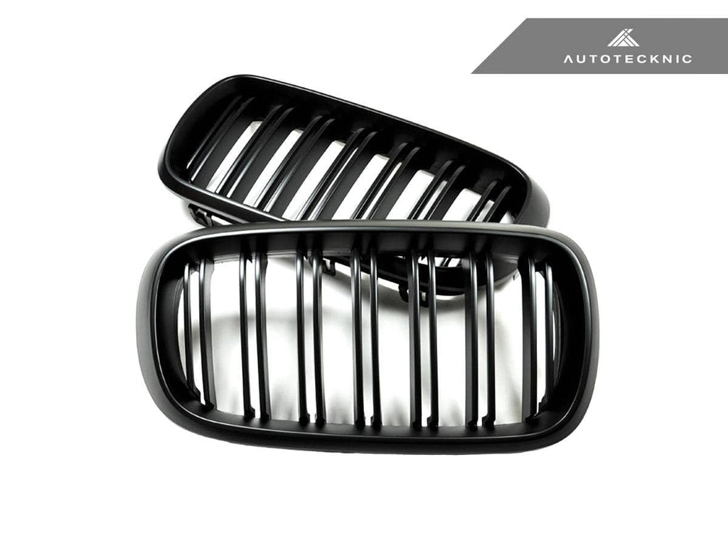 Kies-Motorsports AutoTecknic USA AutoTecknic Dual-Slats Stealth Black Front Grille Set - F15 X5 | F85 X5M & F16 X6 | F86 X6M