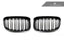Kies-Motorsports AutoTecknic USA AutoTecknic Dual-Slats Stealth Black Front Grille Set - F20 1-Series